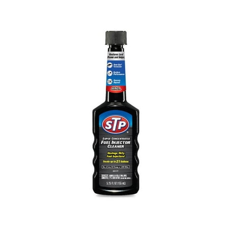 STP Super Concentrated Fuel Injector Cleaner, 5.25 fl. (Best Injector Cleaner For Gas Engines)