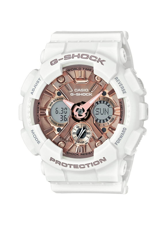 Casio Women's G-Shock Rose gold Dial Watch - GMAS120MF-7A2