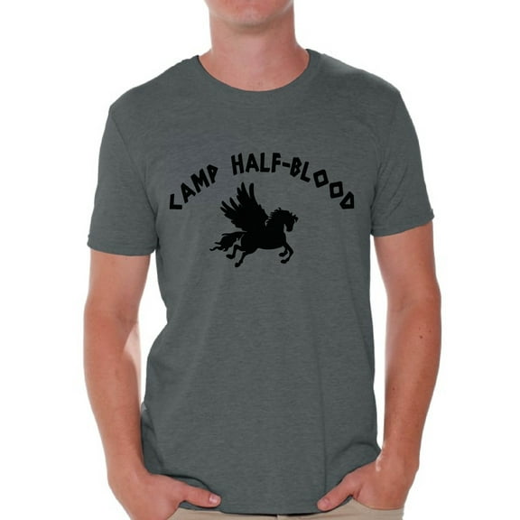 Awkward Styles Nerd T Shirt for Him Camp Half-Blood Men T Shirt Camp Half Blood Shirt for Men Geek Tshirt Geek T-Shirt for Husband Camp Half-Blood Men Clothing Nerd Shirt for Dad Mythology Lovers