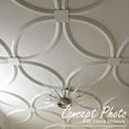 thumbnail image 2 of Ekena Millwork 44 1/2"OD x 39 1/4"ID x 2 3/4"W x 5/8"P Bedford Ceiling Ring (1/4 of complete circle), 2 of 10