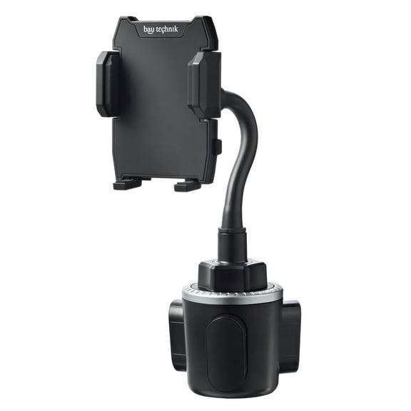 Bau Technik Cell Phone Holder, Phone Mount for Car; Car Phone Holder Mount, iPhone 5-13, All Samsung Galaxy Including S10 S21, Android, Hands Free, Cup Phone Holder for Car, Cup Holder Phone Mount
