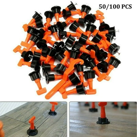 

50/100pcs Tile Leveling System Kits T Leveler Tile Spacer T Wall Floor Tool