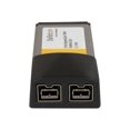 thumbnail image 4 of StarTech.com ExpressCard FireWire 2 Port 1394b Carte Adaptateur pour Ordinateur Portable - Texas Instruments Carte FireWire - ExpressCard FireWire 800 (EC1394B2) - Adaptateur FireWire - ExpressCard - FireWire 800 x, 4 of 5