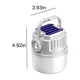 thumbnail image 3 of Farol LED de camping recargable | Power Bank de 3000mAh | 4 modos de luz | IPX6 impermeable | Linterna portátil exterior para cortes de luz de emergencia | Cable USB incluido - 1 pieza, 3 of 9