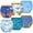 Blue Shark 6 Pack, variant on BIG ELEPHANT Baby Boys Potty Training Pants, Toddler Solid Color Training Underwear, 3T