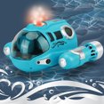 thumbnail image 3 of Barco de control remoto de 24 GHz RC Spray Gasboat piscina juguete para niños y niñas (azul), 3 of 9