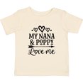 thumbnail image 3 of Inktastic Nana and Poppy Girls Granddaughter Hearts Girls Baby T-Shirt, 3 of 5