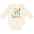 thumbnail image 3 of Inktastic Nanny and Pops Love Me Grandkids Boys or Girls Long Sleeve Baby Bodysuit, 3 of 5