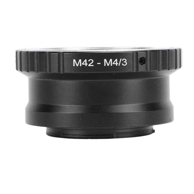 Camera Lens Mount Adapter, Manual Adjustment M42 To M4/3 Lens Adapter for DMC-G1 DMC-GH1 DMC-GF1 DMC-G10