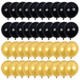 thumbnail image 5 of Kit de 30/40 globos dorados y negros, globos de látex con confeti, decoraciones para fiestas de Navidad, graduación, baby shower, Año Nuevo 2023, 5 of 5