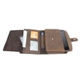 thumbnail image 3 of Vagarant Traveler 9" Large Universal Leather Passport/Check Clutch Holder L21.DS, 3 of 3
