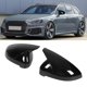thumbnail image 1 of Espejos Exteriores Automotrices Cubiertas De Espejo De Puerta Izquierda Derecha Cubiertas De Espejo Retrovisor Lateral Estilo Bocina Para A4 S4 RS4 B9 2015-2019 Negro Brillante, 1 of 7