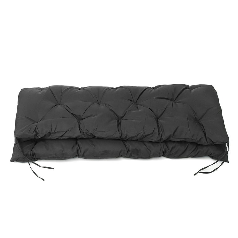 1pcs 2/3 Seater Thick Garden Bench Seat Cushion Backrest