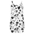 thumbnail image 4 of Rciityk Valentines Day Pajamas Women Short Sets - Cami Pajama Sets for Women 2 Piece - Casual Straps Top and Shorts Pjs Sets Nightwear Loungewear, 4 of 4