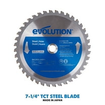 TCT Metal-Cutting Blade, 7-1/4 in, 5/8 in Arbor, 5000 rpm, 40 Teeth