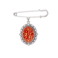 thumbnail image 1 of Chinois Riche Symbole Broche Robe Chemise Châle Clips, 1 of 3