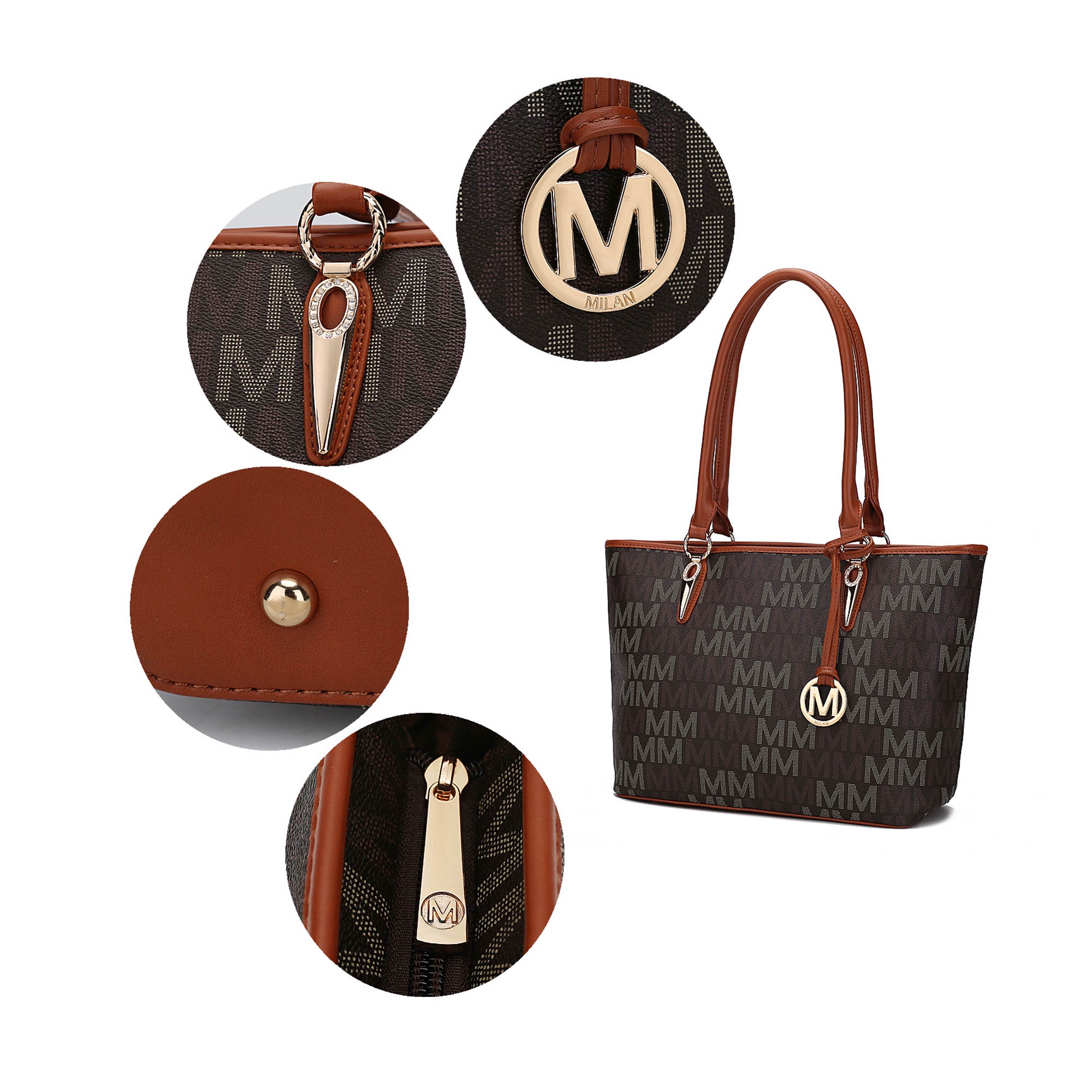 MKF Collection Alexy 4-Piece Tote Bag Set photo 8
