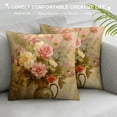 thumbnail image 3 of ONETECH  Shabby Chic Rose Soft Pillows Case Soft Throw Pillow Double-Sided Digital Printing Couch Pillowcase, 3 of 5