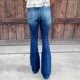 thumbnail image 4 of Pantalones vaqueros sólidos con bolsillo para mujer a la moda, pantalones vaqueros con agujeros para mujer, pantalones informales inferiores Pompotops  ulkah942872, 4 of 6