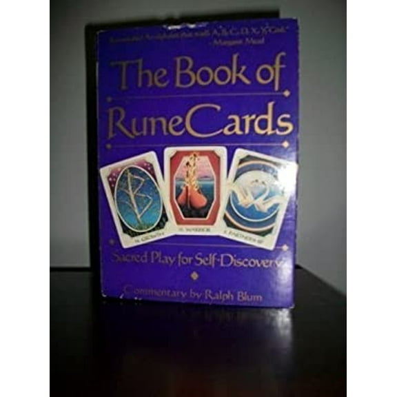Pre-Owned The Book of Rune Cards : Sacred Play for Self-Discovery (Hardcover) 9780312034238