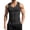 Black, variant on Mens Tank Top Summer V Neck Slim Fit Sports Fitness Sleeveless Bottom Compression Stretchy Workout Shirts XXXXXL