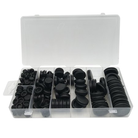 Wweixi 200 Pieces/Set 7.14-25.4mm Car Rubber Grommets Assortment ...