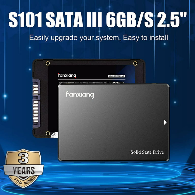 Fanxiang 512GB SSD 2.5 inches SATA III Internal Solid State Hard Drive for PC Laptop - Walmart.com