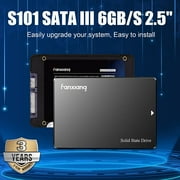 fanxiang 256GB Internal SSD SATA III 2.5”Internal Solid State Drive 3D NAND Flash Advanced SSD Internal Hard Drive up to 560MB/s SATA 3 SSD for PC Laptop