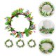 thumbnail image 4 of 4Pcs Easter Candle Garland Simulation Colored Candle Ring Table Garland Wreath, 4 of 4