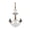 White Solid Wood Anchor 12" x 1" x 23", variant on DecMode White Wood Anchor Wall Decor with Twisted Rope
