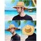thumbnail image 5 of Sombrero de paja vaquero/vaquera estilo western para hombres y mujeres, 5 of 5