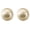Copper Brushed color, variant on HDJNal 2 Pcs Cute Ball Shape Knobs with Screws - 25mm Diameter - Round Vintage Zinc alloy Pull Handles for Home & Office Furniture - Kitchen Cabinet, Drawers & Cupboard Doors,Bright Chromium