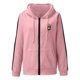 thumbnail image 1 of Gibobby Sudadera oversize mujer, Sudadera con capucha de forro polar de manga larga con cierre para mujer(Rosa,M), 1 of 3