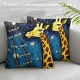thumbnail image 3 of Nawypu  Cute Cartoon Animals Giraffe Elephant Monkey Lion Throw Pillow Case Cover,Inspirational Saying Decorations for Home Kids Room Nursery Playroom,Gifts for Kids Toddlers Teens, 3 of 5