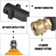 thumbnail image 3 of Pressure Washer Adapter for Karcher K2 K3 K4 K5 K6 K7, Karcher Quick Connect Adapter with 5 Power Nozzle Tips Multiple Degrees, 1/4" 2.5 GPM 3000 PSI, 3 of 5