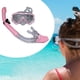 thumbnail image 2 of Conjunto de snorkel equipo de snorkel máscara de buceo gafas de buceo hombres mujeres gafas de buceo antifugas máscara de natación para buceo submarin Rosa, 2 of 8