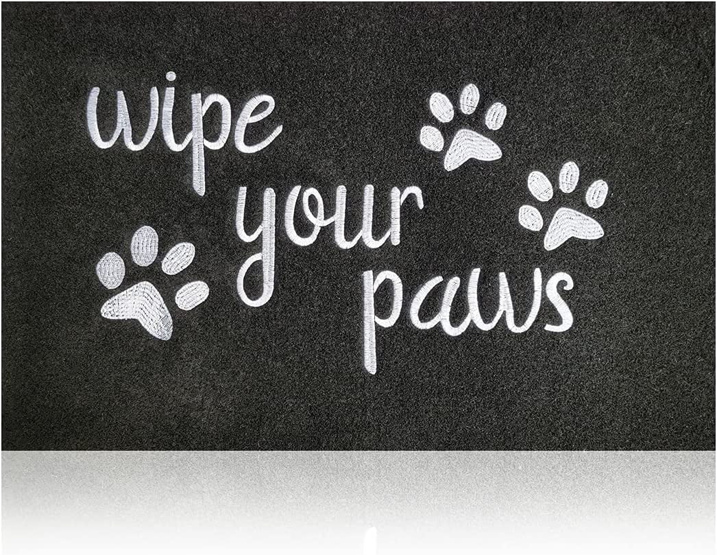 Mats for Front Door Wipe Your Paws Funny Doormat, Durable