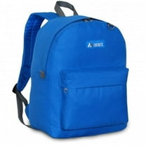 Everest Classic Unisex Backpack Polyester Royal Blue
