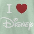 thumbnail image 2 of Girl's Disney I Heart Logo  Graphic Tee Mint Small, 2 of 4