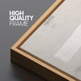 thumbnail image 5 of IDEA4WALL Extra Large Framed Canvas Print Wall Art Abstract Minimalist Texture in Neutral Tones Fine Art Contemporary Graffiti Wall Decor Oversized Artwork Relax/Calm for Living Room - 60"x20", 5 of 5