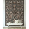 Well Woven Liana Persian Floral 3'11" x 5'3" Area Rug Navy Charcoal