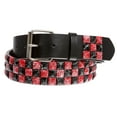 thumbnail image 2 of Snap On 1 1/2"-38mm Checkerboard Punk Rock Studded Belt, 2 of 5