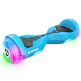 thumbnail image 4 of GOTRAX Pulse Max Hoverboard for Kids Ages 6+, Bluetooth Speaker, LED Lights, 6 Mile Range, Dual 250W Motor Hoverboard,Blue, 4 of 11