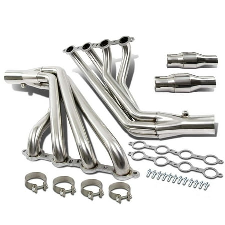 - Chevy Camaro High-Performance Stainless Steel Exhaust Header Kit with Cat/Test Pipe - SS LS3