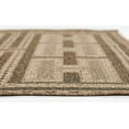 thumbnail image 3 of Momeni Hampton Geometric Natural Indoor Outdoor Rug 3'3" X 5', 3 of 7