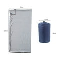 thumbnail image 5 of Fleece Sleeping Bag Liner for Adult Warm or Cold Weather Tent Bed Full Sized Zipper Camping Blanket for Outdoor Indoor, 5 of 20