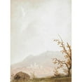 thumbnail image 2 of Robert Walter Weir 12x14 Gold Ornate Wood Frame and Double Matted Museum Art Print Titled - Italian Landscape (circa 1825-1827), 2 of 4