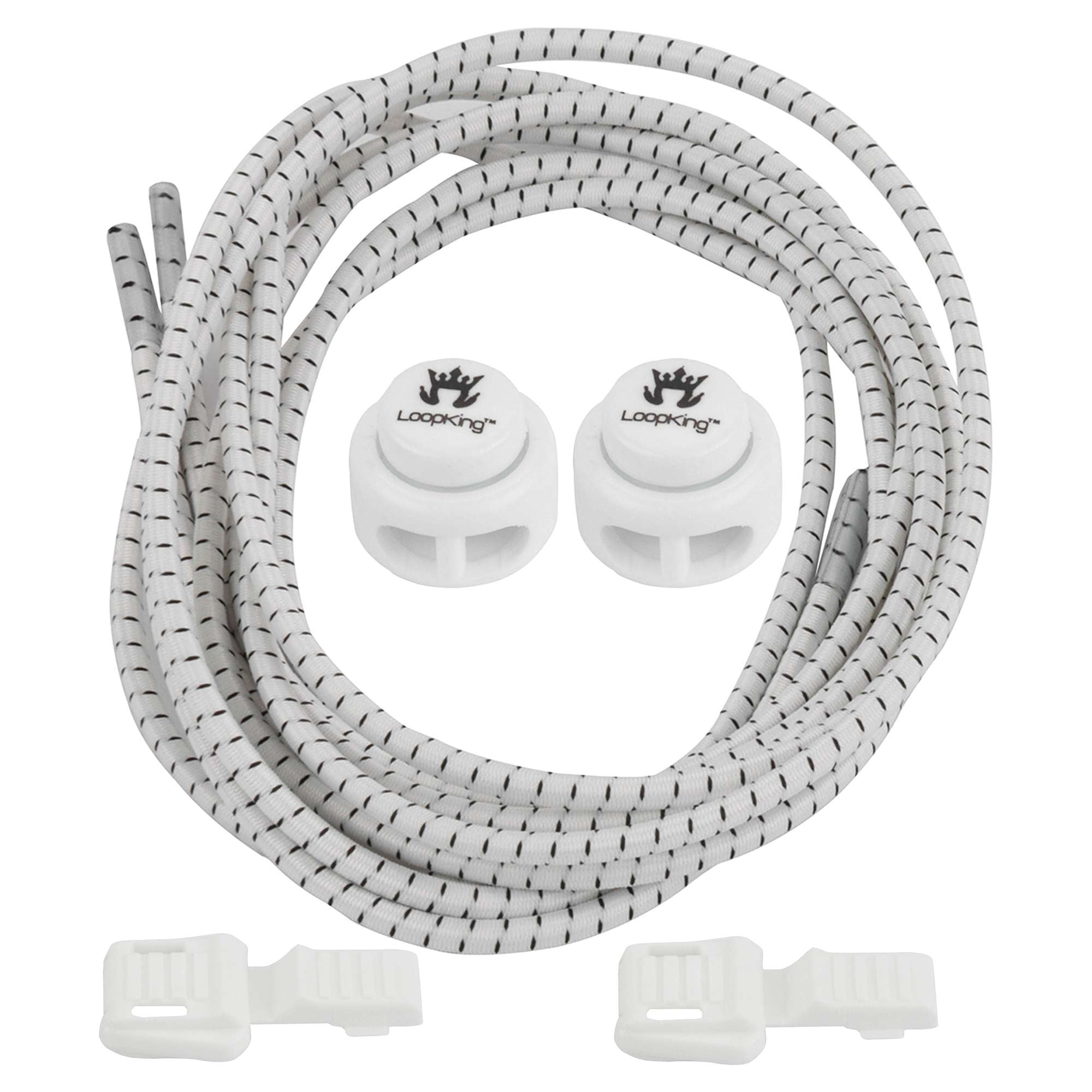 Loop King Laces Elastic Shoe Laces Tieless for Men Women Kids, 1 Pair ...