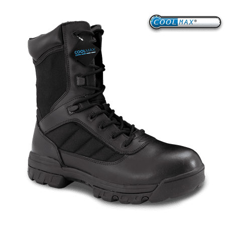 

Ryno Gear 8 Coolmax Tactical Combat Side Zip Boots (Black)
