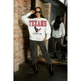 thumbnail image 5 of Women's Gameday Couture White Houston Texans Sunday Drives Oversized Crewneck Pullover Sweatshirt, 5 of 7
